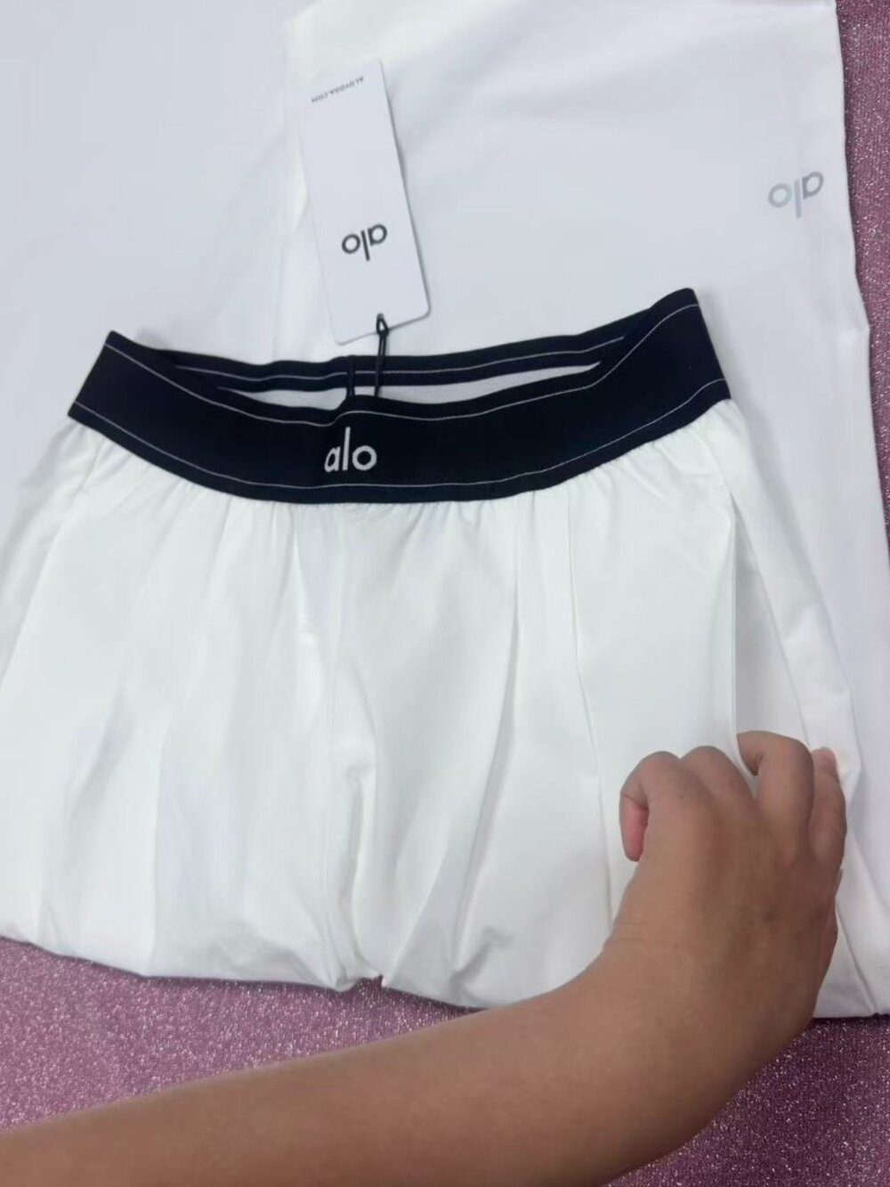 NWT ALO Yoga🥑Suit Up Trouser White (Regular 30) - Picture 6 of 8